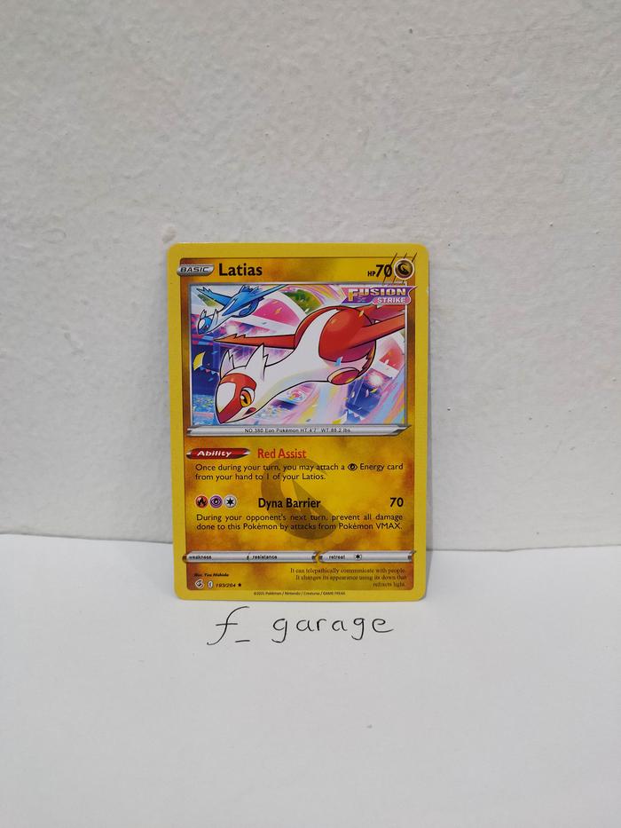 Gambar Latias EX Hologram Holo Pokemon Card Kartu TCG English M Mega Basic - Latias non holo dari F Garage Store undefined Tokopedia