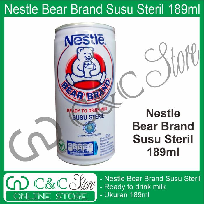 Gambar nestle bear brand drink milk susu beruang susu steril 189ml 189 ml dari C&C Store Bandung undefined Tokopedia
