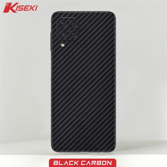 Gambar Kiseki Skin Samsung A12 on Back Case Carbon Leather Custom dll - Black carbon dari Kiseki Skin undefined Tokopedia