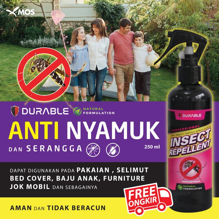Gambar Durable Anti Serangga Nyamuk Jamur Tungau Semut Dan Kecoa AM2 Insect Repellent - 250ML dari Durable Indonesia undefined Tokopedia