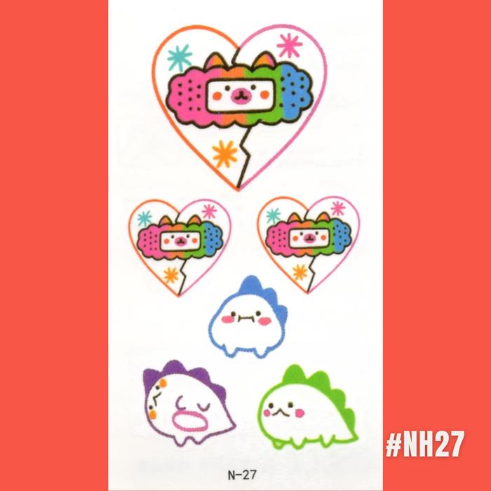 Gambar Stiker Tattoo kode H01-H15 | Tato Temporer | Waterproof - NH27 dari Everylist undefined Tokopedia