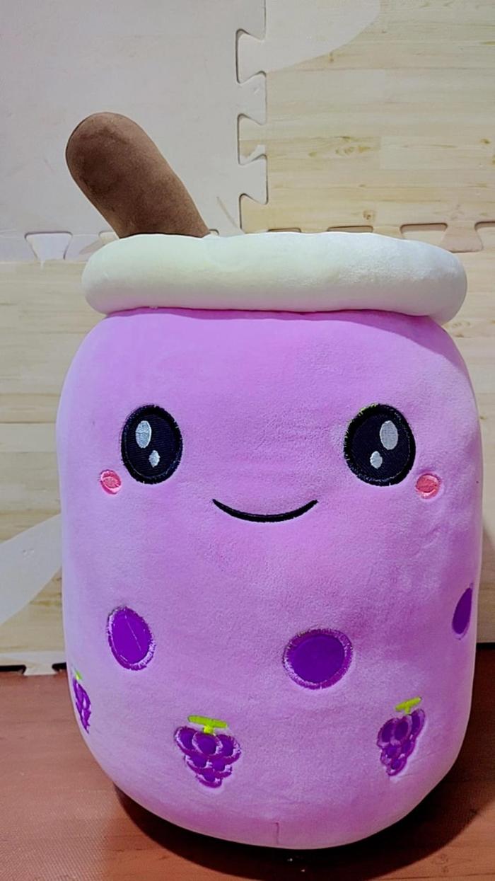 Gambar BONEKA KARAKTER BOBA LEMBUT PLUSH TOYS - IMPORT - Ungu dari Apio Store undefined Tokopedia