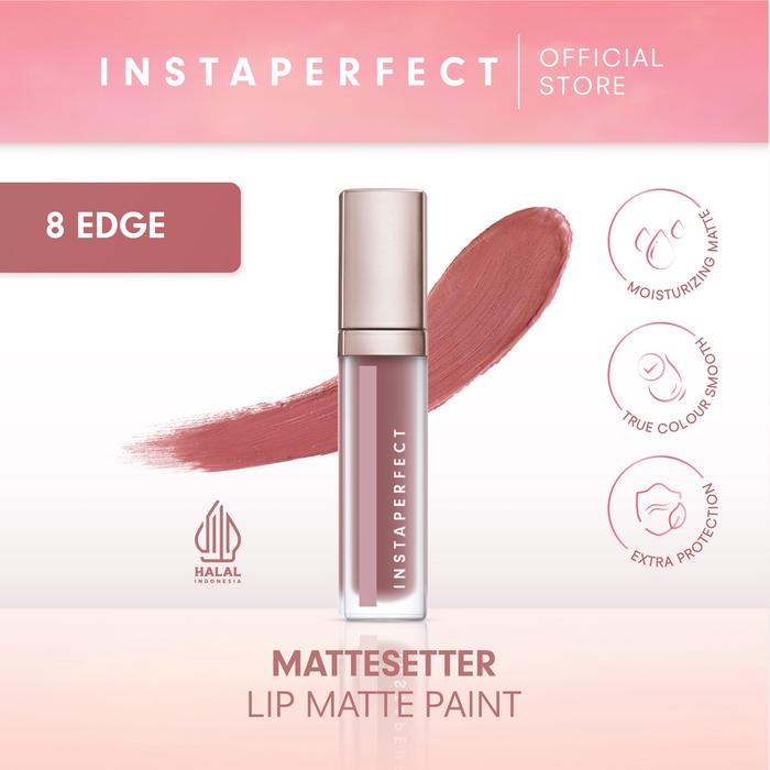 Gambar Wardah Instaperfect Mattesetter Lip Matte Paint - 08 EDGE dari Shavin Store undefined Tokopedia