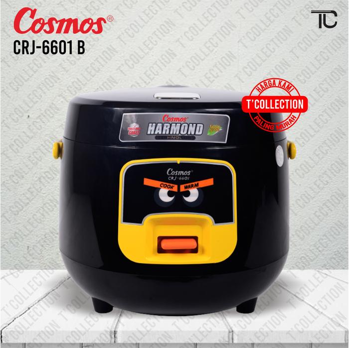 Gambar Cosmos Rice Cooker Mini Cosmos Harmond CRJ 6601 0.8 Ltr Magic Com - Hitam dari T'Collection undefined Tokopedia