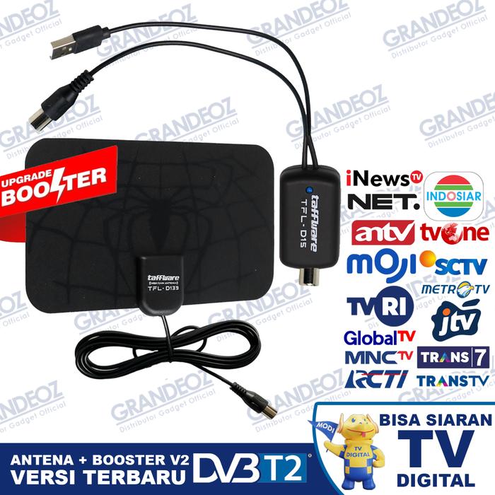 Gambar PAKET STB U020 + Antena TV + Booster Set Top Box Tuner Digital Youtube TV Tabung Analog LCD LED HDMI RCA Satellite - D146 +BOOSTER dari Distributorgadget.com undefined Tokopedia