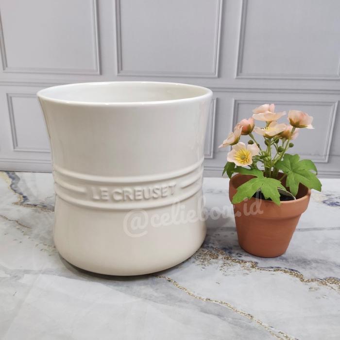 Gambar Le creuset utensil crock / utensil jar (banyak warna) - Meringue 2L dari Celiebox undefined Tokopedia
