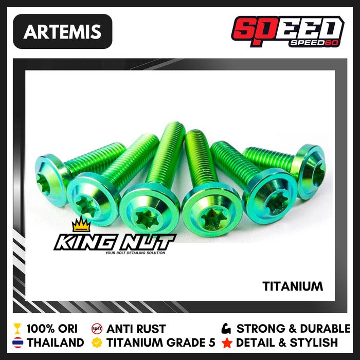 Gambar Titanium Probolt Baut Moncong Knalpot Honda PCX 160 Grade 5 King Nut - Artemis dari Speed60 undefined Tokopedia