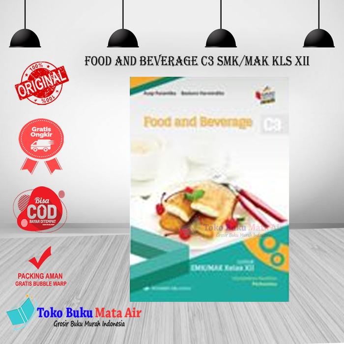 Gambar ORIGINAL FOOD AND BEVERAGE SMK/MAK KELAS 11 12 KIKD - ASEP ERLANGGA - 11 dari Toko Buku Mata Air undefined 4 Tokopedia