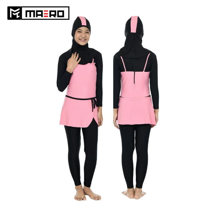 Gambar Baju renang anak muslim masha bb 15kg-40kg baju renang perempuan - ping, XXXL dari AXTRO OFICIAL STORE undefined Tokopedia