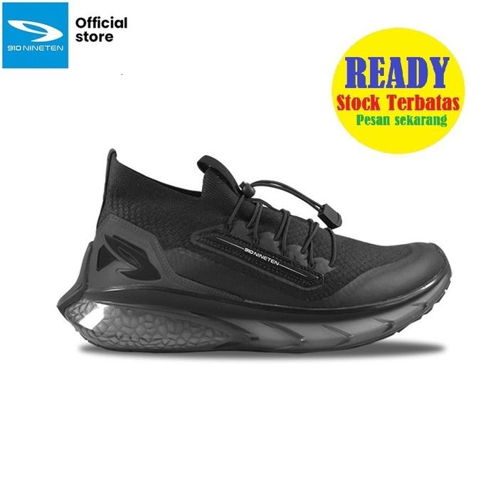 Gambar 910 Nineten YUKA ACE Sepatu Running - Hitam/Hitam - 39 dari ONAN Sport & Fashion undefined Tokopedia
