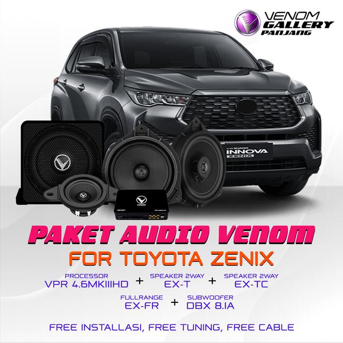 Gambar PAKET AUDIO VENOM EXPRESS TOYOTA ZENIX - PAKET AUDIO MOBIL ZENIX - Zenix Express 3 dari Venom Gallery Panjang undefined Tokopedia