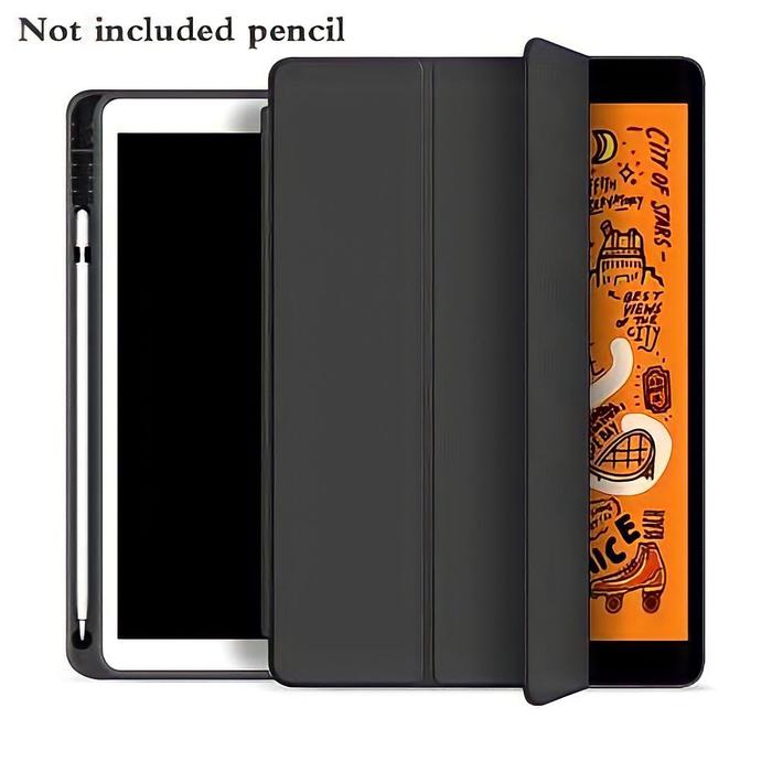 Gambar Book Cover Ipad 10 Smart Case with Slot Pen - Hitam dari Desesoris Shop undefined Tokopedia