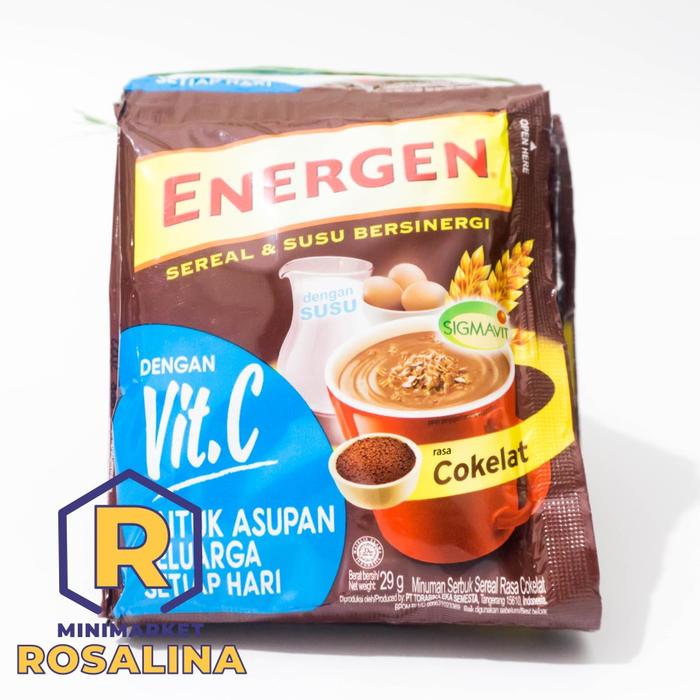 Gambar Energen Sereal renceng 10 sachet - Coklat dari Minimarket Rosalina Ngoro undefined Tokopedia
