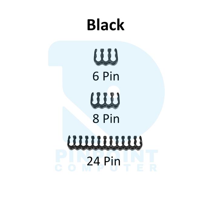 Gambar Wire Comb / Cable Comb for Sleeved PSU Cables - Hitam, 8 Pin dari Pinpoint Computer undefined Tokopedia