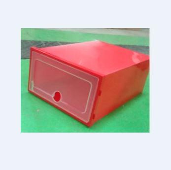 Gambar OkeyMall U36 Kotak Sepatu Plastik Tebal Serbaguna /Tempat Penyimpanan - RED dari OkeyMall undefined Tokopedia