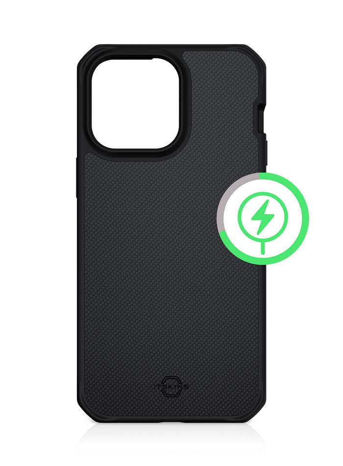 Gambar Case iPhone 14 Pro Max / Plus - ITSKINS Ballistic R // Nylon Casing - Black, iPhone 14 Pro dari ITSKINS Official Store undefined Tokopedia