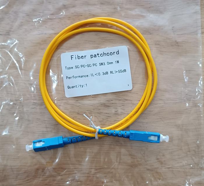 Gambar Patchcore Fiber Optik SC UPC 3 METER FO kabel fiber optik - 1 Meter dari Galaxy One undefined Tokopedia