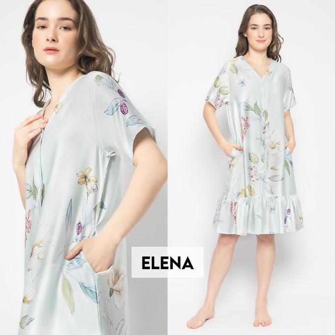 Gambar Ready Stok [Ruffle Dress Only] Organic Silk Dress Tencel Daster Promo - Elena, S dari We-Ef Ent undefined Tokopedia