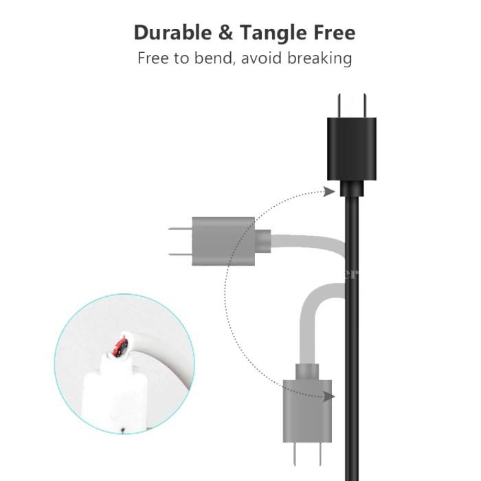 Jual Kabel Micro Usb 10 Meter Cable Power For Ip Camera Action Cam 10m ...