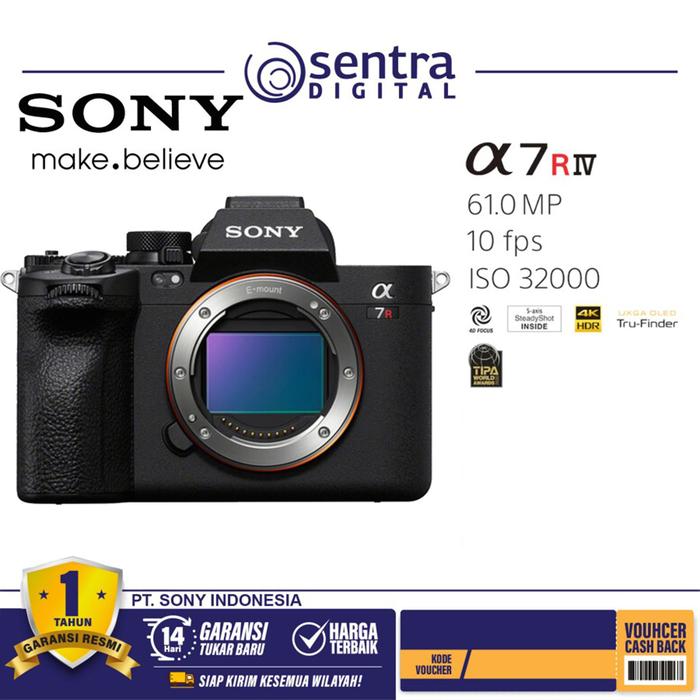Gambar Sony A7RV Sony a7R5 Sony A7R V Mirrorless Camera Body Only - SONY 7R V BO dari Sentra Digital undefined Tokopedia
