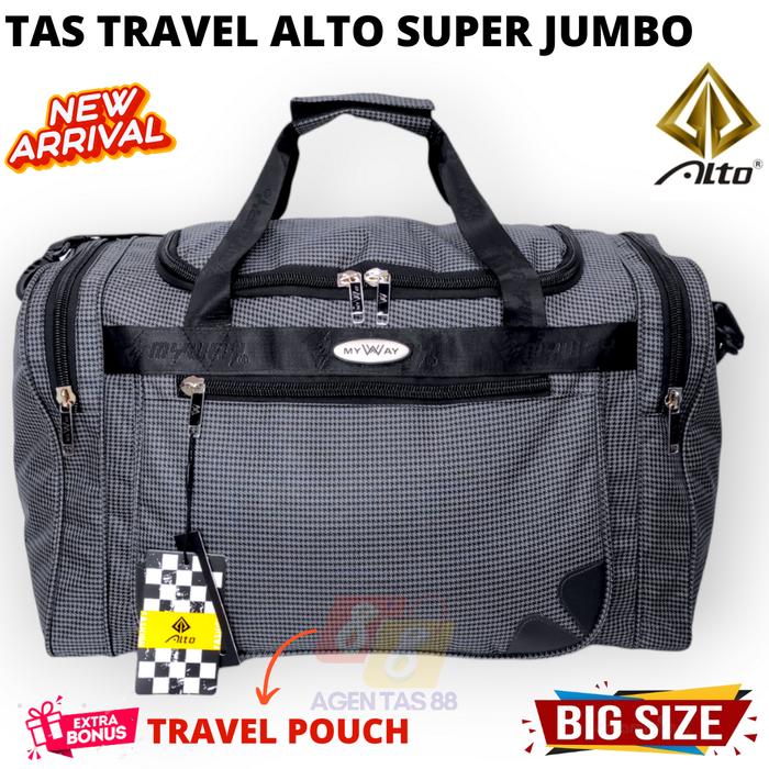 Gambar TAS TRAVEL ALTO TAS MUDIK TAS PAKAIAN TAS BAJU ALTO SUPER JUMBO 1 ORI - HITAM dari GANDIKA OFFICIAK undefined Tokopedia