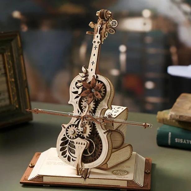 Gambar Robotime ROKR Magic Cello Music Box dari Bakoel Neng Ocha undefined Tokopedia