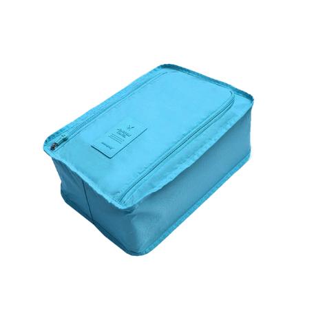 Gambar Monopoly shoes pouch travel / tas sendal sepatu / shoes bag organizer - Biru Muda dari mallyaxi undefined Tokopedia