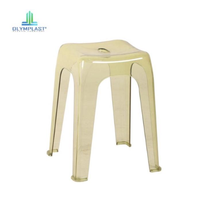 Gambar Kursi cafe transparant/crystal stoll Olymplast - Kuning dari Usaha Jaya Furniture undefined Tokopedia