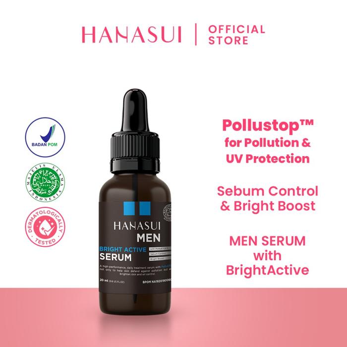 Gambar HANASUI SERUM | SERUM WAJAH HANASUI - MEN BRIGHT dari queenbee kosmetik undefined Tokopedia