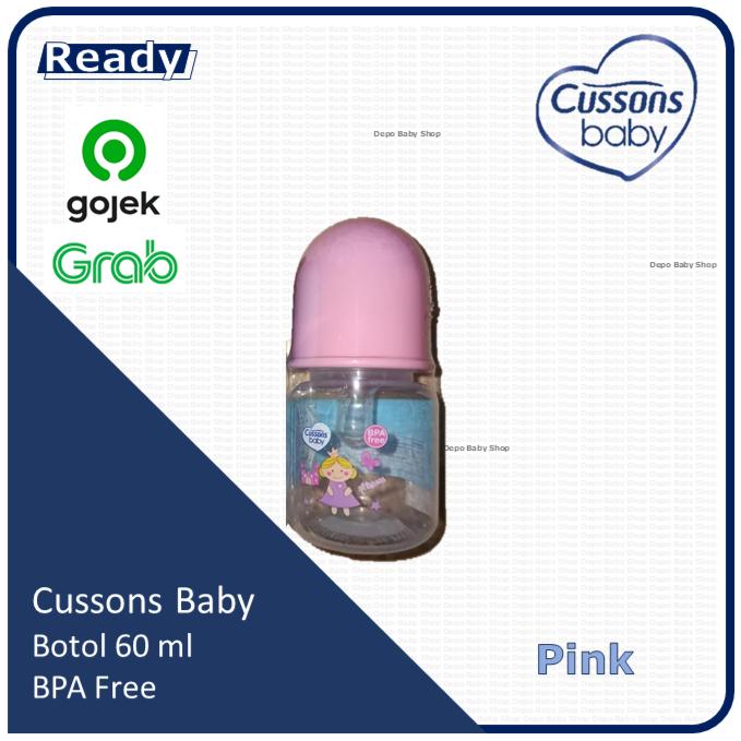 Gambar Cussons Baby Botol Susu BPA Free 60 ml - Merah Muda dari Depo Baby Shop Indonesia undefined Tokopedia