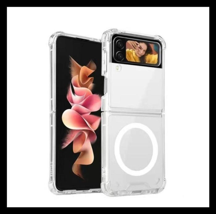 Gambar Samsung Galaxy Z Flip 3 Flip3 5G Case Fuze Crystal Armor Magsafe Cover - CLEAR + MAGSAFE, SAM Z FLIP 3 5G dari Huami Shop 577 undefined Tokopedia