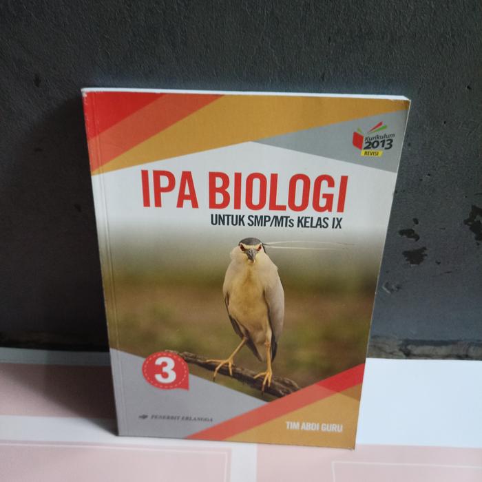 Gambar Buku IPA biologi untuk SMP kelas 9 penerbit Erlangga dari toko buku sinta undefined Tokopedia
