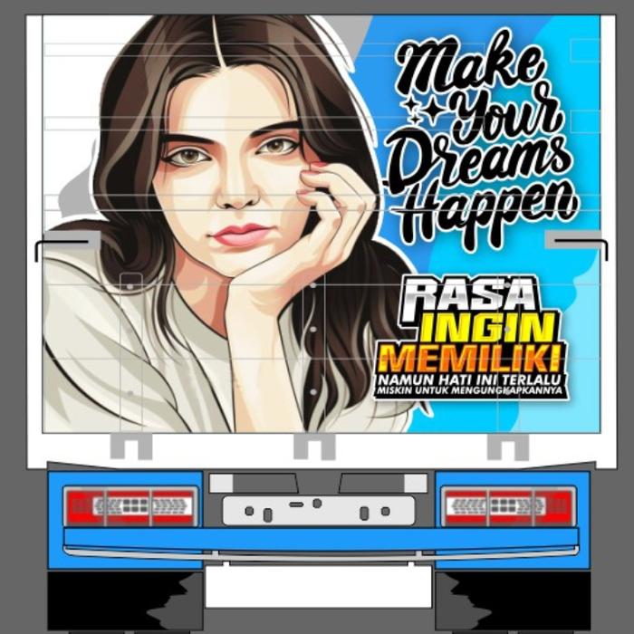 Gambar STIKER BAK BELAKANG TRUK dari BMC Design undefined Tokopedia