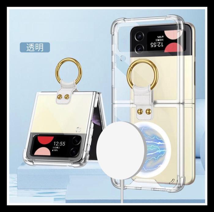 Gambar Samsung Galaxy Z Flip3 Flip 3 5G Case Electroplate Glass Ring Magsafe - CLEAR., SAM Z FLIP 3 5G dari Huami Shop 577 undefined Tokopedia