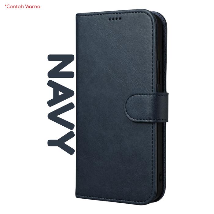 Gambar Flip Walet Neo 7 F5 F7 Oppo Sarung Kulit Leather Case Cover Standing - Navy, F5 dari Indo Smart Acc Hp undefined Tokopedia