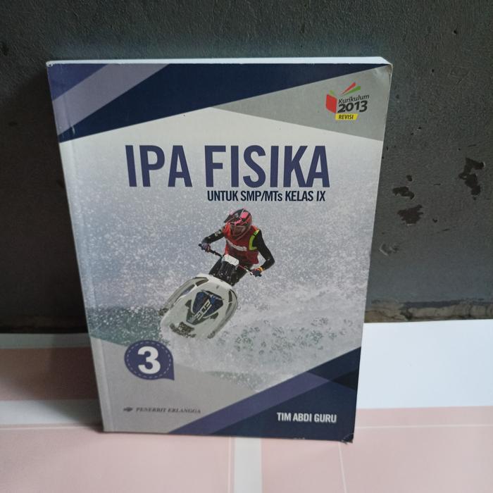 Gambar Buku IPA fisika untuk SMP kelas 9 penerbit Erlangga dari toko buku sinta undefined Tokopedia