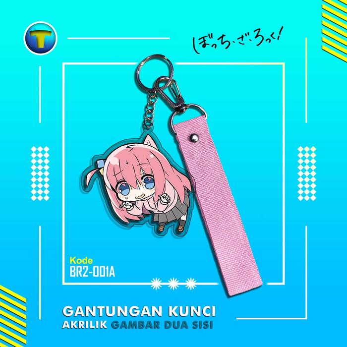 Gambar Gantungan kunci anime Bocchi The Rock! keychain ganci akrilik BR2-001. - BR2-001A dari tokodin.id undefined Tokopedia