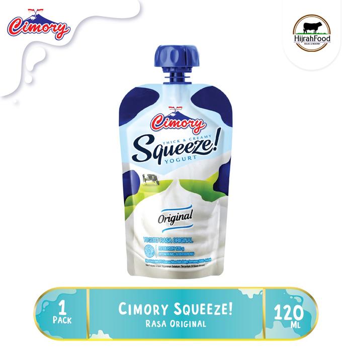 Gambar Cimory Yoghurt Squeeze Pouch 120 ml - Pilih Rasa - Original dari Hijrahfood Meatshop undefined Tokopedia