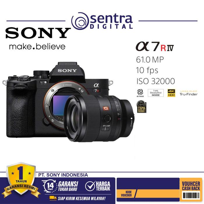 Gambar Sony A7RV Sony a7R5 Sony A7R V Mirrorless Camera Body Only - Plus 1635GM dari Sentra Digital undefined Tokopedia