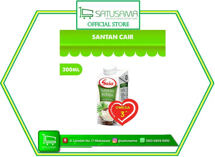 Gambar SASA SANTAN CAIR - 200 ml dari satusamaonline undefined Tokopedia