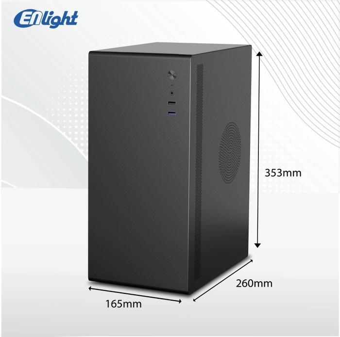 Gambar Casing ENLIGHT EN-200 + PSU 300W - mATX Enlight EN200 inc Psu 300watt - Hitam dari Daftar Harga Komputer undefined Tokopedia