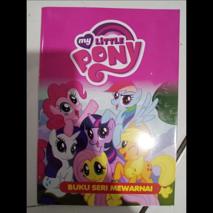 Gambar Buku Edukasi Mewarnai Anak Karakter A5 - LittlePony dari Tokoblidia undefined Tokopedia