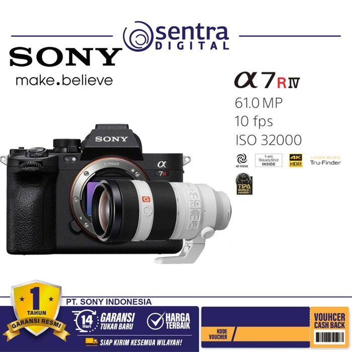 Gambar Sony A7RV Sony a7R5 Sony A7R V Mirrorless Camera Body Only - Plus 10400GM dari Sentra Digital undefined Tokopedia