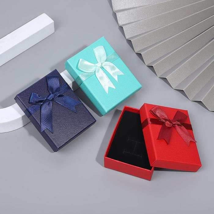 Gambar Jewelry Gift Box Kotak Penyimpanan Hadiah Cincin Kalung Anting G018 - Merah dari Lynx Store LS. undefined Tokopedia