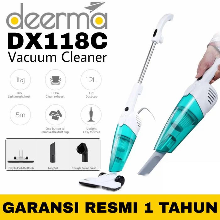 Gambar Deerma DX115C Vacuum Cleaner DX 115 C PORTABLE 2 in 1 Vacum Cleaner - DX118C dari Y2R Cell undefined Tokopedia
