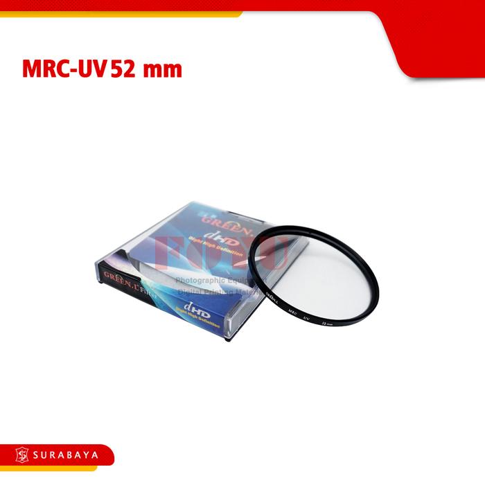 Gambar MRC UV Filter Multi Coating Resistant Lens Lensa Camera Kamera Green-L - 52mm dari Foyu Photo undefined Tokopedia
