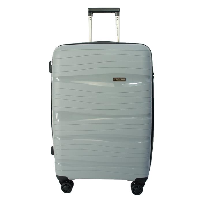 Gambar Koper Hardcase Navy Club Mirage - TSA Lock Expandable Size 28 Inch - Abu-abu dari Navy Club undefined Tokopedia