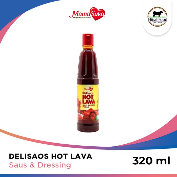Gambar MamaSuka Delisaos Saus Ayam Goreng Pedas : Hot Lava & Hot Volcano - Hot Lava dari Hijrahfood Meatshop undefined Tokopedia