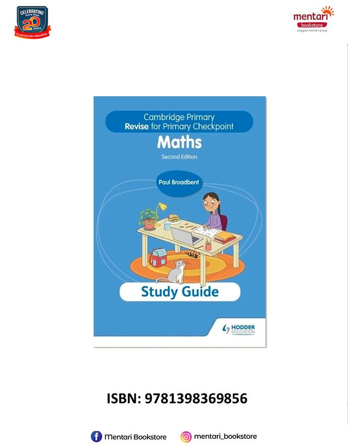 Gambar Cambridge Primary Rev For Primary Checkpoint Study Guide 2nd | Buku SD - Maths dari Mentari Bookstore Serpong undefined Tokopedia