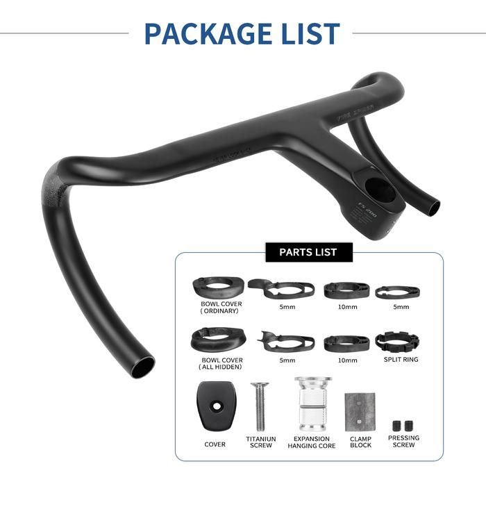 Gambar FIRE SPIDER T1000 Carbon Dropbar Clean Look Premium Quality Road bike - 400x90 dari AHZ-Shop undefined Tokopedia